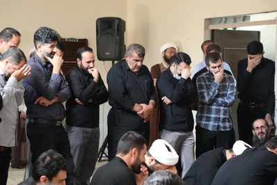 مراسم وداع، تشییع طلبه جهادی پیام نجفی