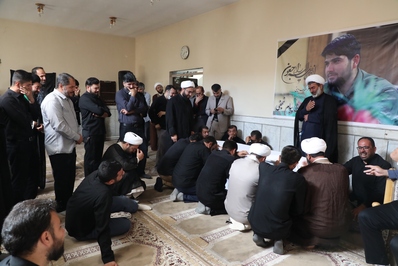 مراسم وداع، تشییع طلبه جهادی پیام نجفی