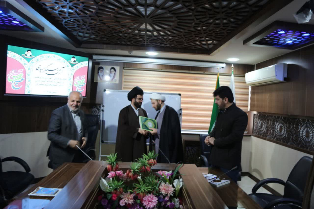 آیین سنگرسپاری معاون فرهنگی اداره‌کل تبلیغات اسلامی