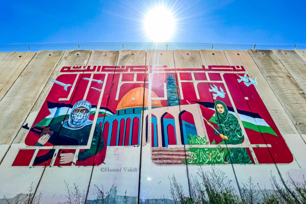 ציורי קיר למען פלסטין